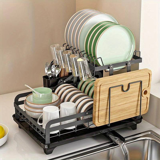 Escurridor Multifuncional para Platos de 2 Alturas
